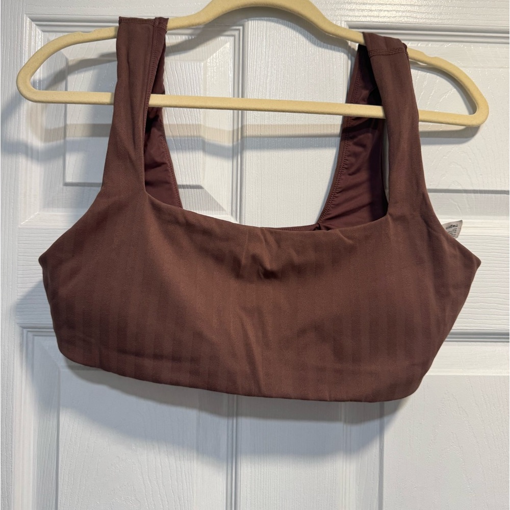 Lululemon Wunder Under Bra *Light Support *Tonal Stripe EUC Size XL - Picture 4 of 7